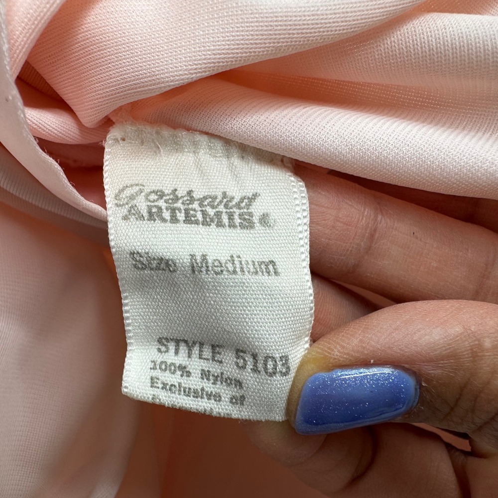 VTG Light Pink Floral Trim Nightgown and Robe Set Lingerie Sleepwear Cozy Soft - Picture 11 of 12